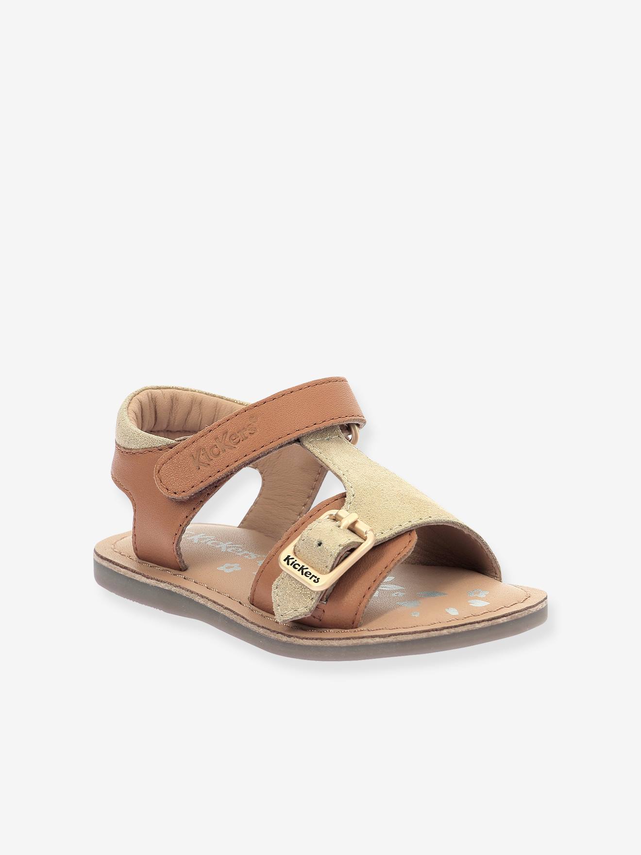 Sandales enfant cuir Diazz camel