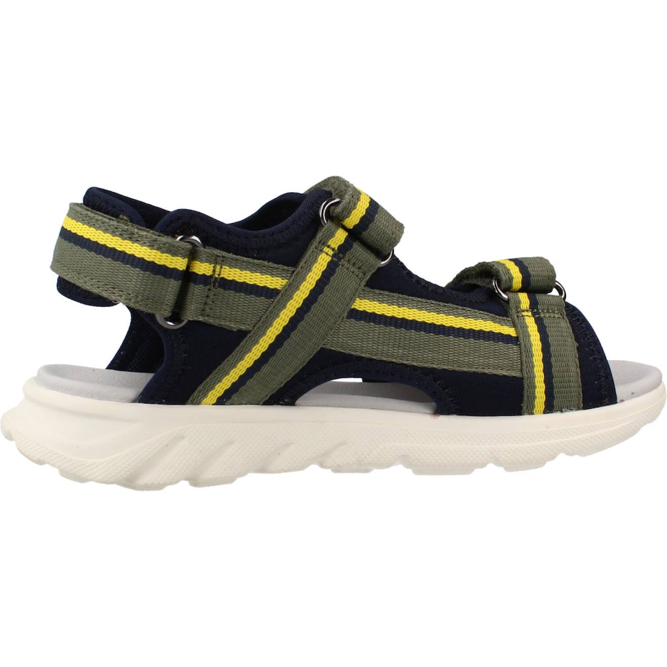 Sandales Enfant Garçon En Textile Vert C0938