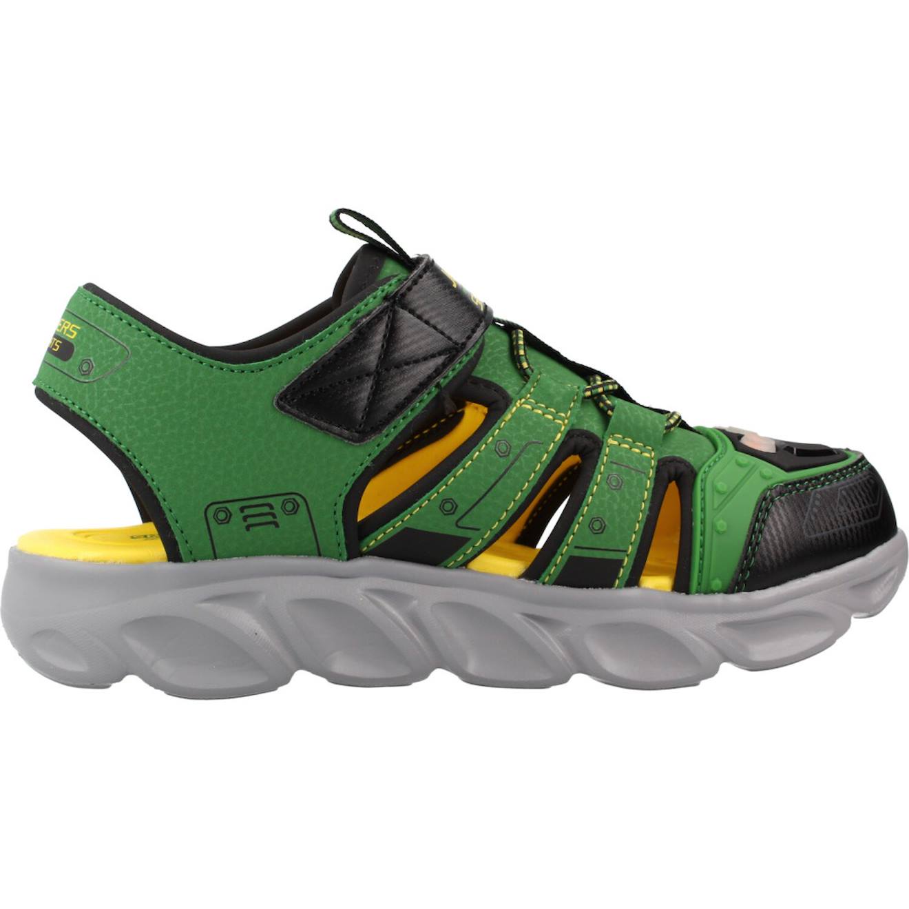 Sandales Enfant Garçon Vert Gnbk