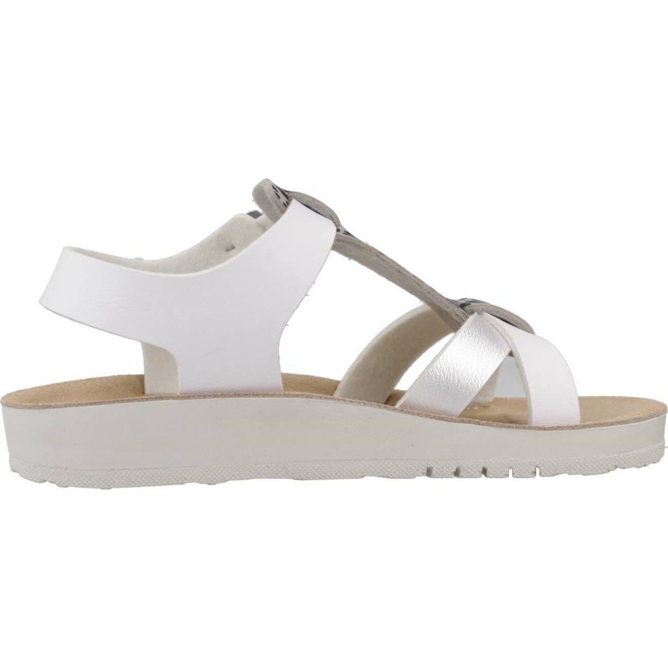 Sandales Fille À Brides Légères Pour L'été Blanc