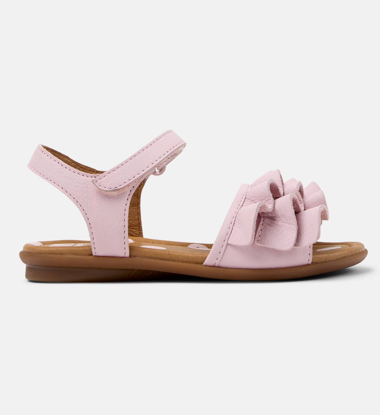 Sandales Fille Cuir Right Kids Twins Rose Pastel