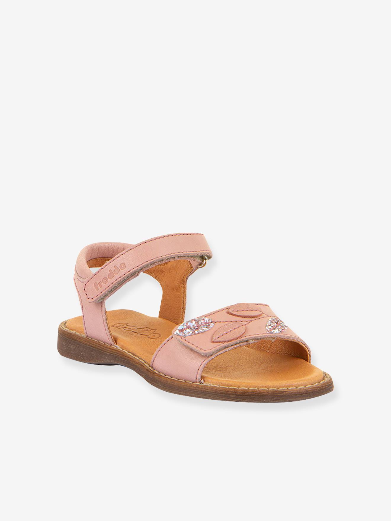 Sandales LORINE LUNA fille Froddo rose poudré