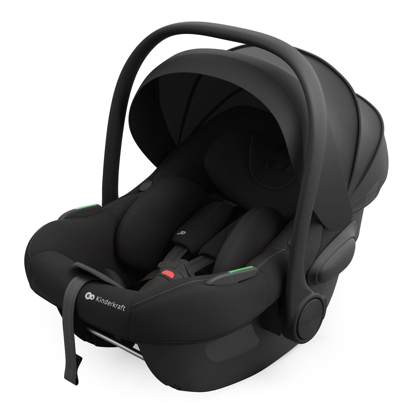 Siège Auto Bébé Kinderkraft I-lite I-size R129 40-87 Cm Cosy Léger Avec Ergo Pad Sps+ Air Flow Gris Noir