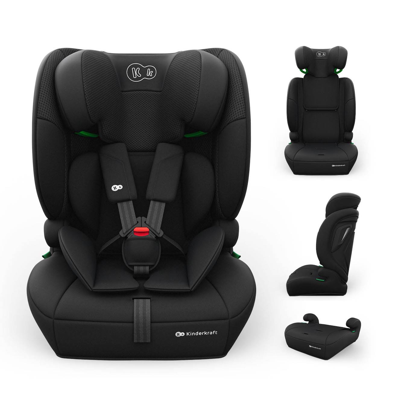 Siège Auto Enfant Comfort Up 2 Plus I-size 76-150cm 3-en-1 Air Flow Housse Amovible Ceinture 3 Points Sans Isofix Noir