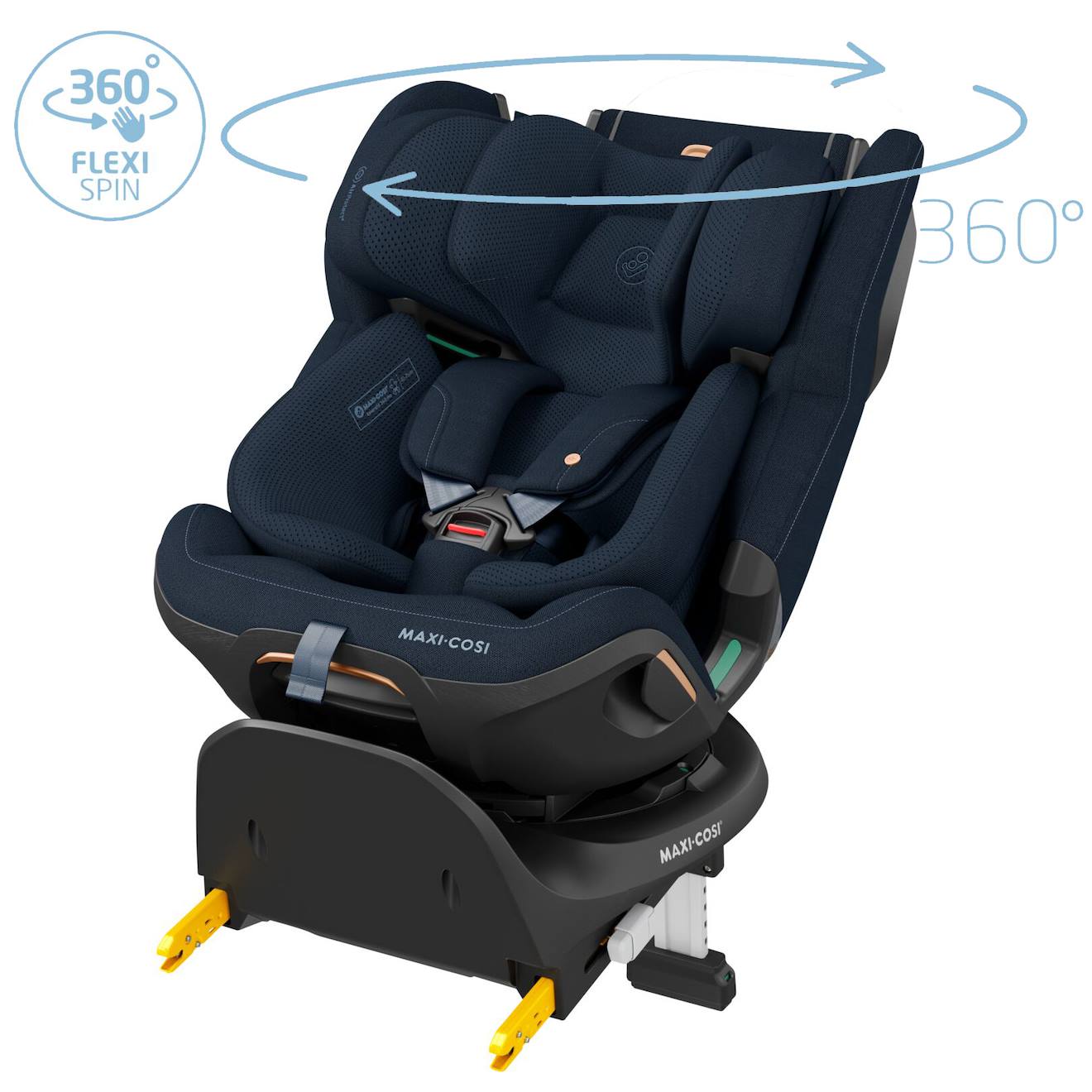 Siège Auto Évolutif Pivotant Et Coulissant Emerald 360 Pro Authentic Blue