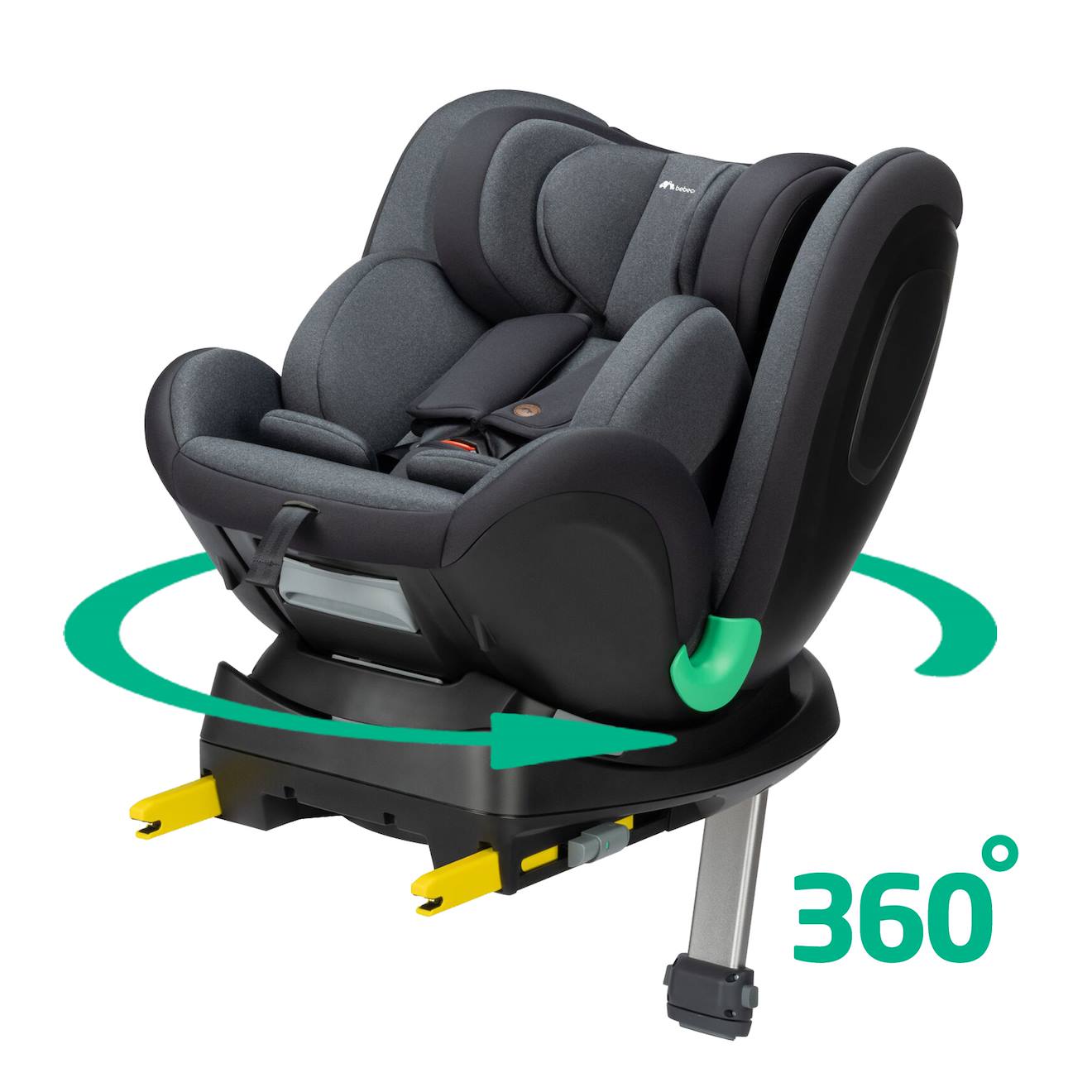 Siège Auto Évolutif Pivotant Evolvefix Plus I-size Noir Teinté