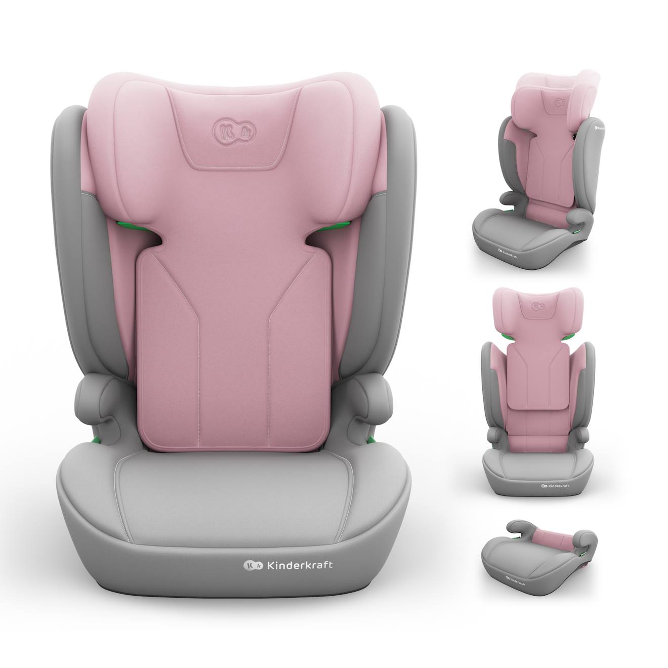Siège Auto I-spark 2 Plus I-size 100-150 Cm 2 En 1 Avec Booster, H-guard, Sps Et Appuie-tête 10 Positions Rose