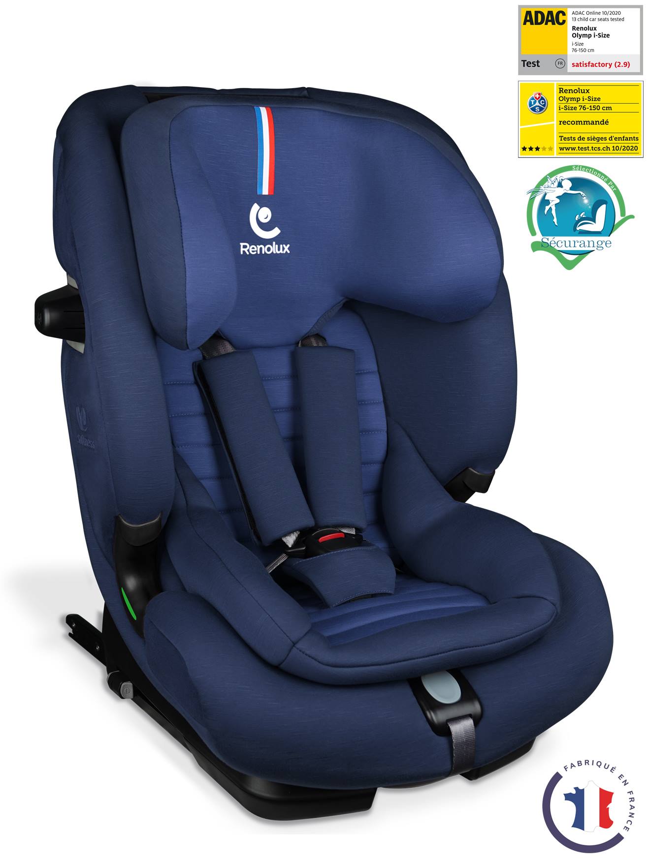 Siège Auto Isofix R129 I-size 76-150 Cm Softness® Olymp Ocean