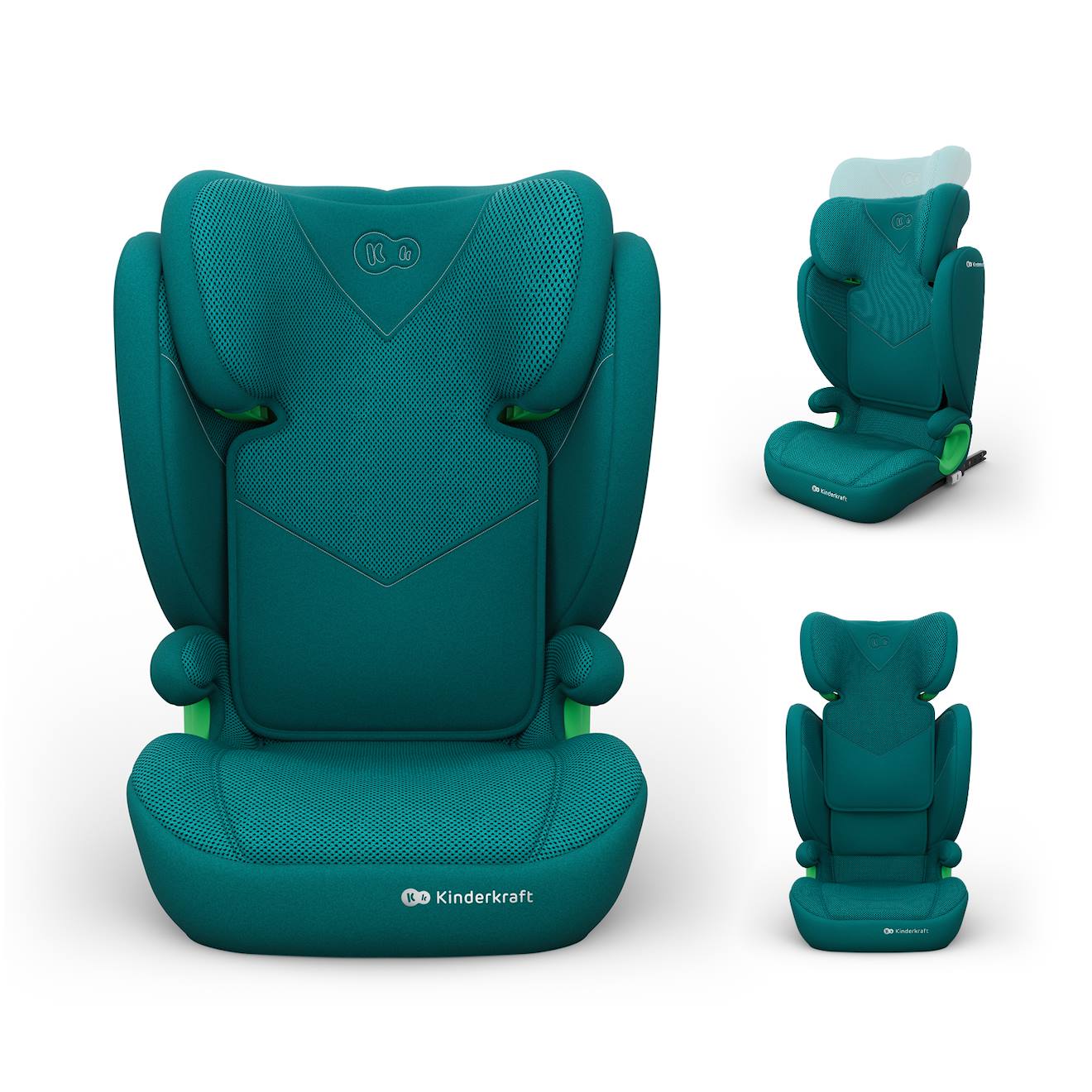 Siège Auto Junior Fix 2 Plus 100-150 Cm Avec Isofix, H-guard, Sps, Air Flow Et Appuie-tête Réglable Green