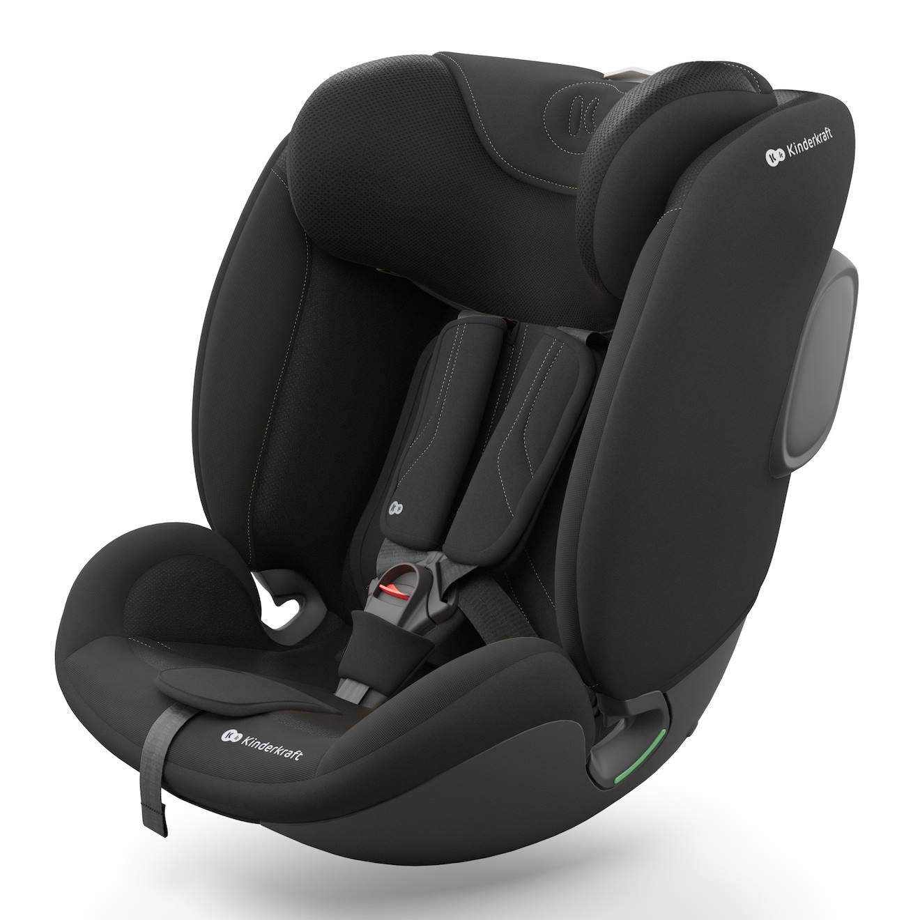 Siège Auto Kinderkraft I-fix Endura Safe 61-150 Cm, Rotation À 360°, Appuie-tête H-guard+ Et Sps+ R129, Inclinaison 4 Positions Noir