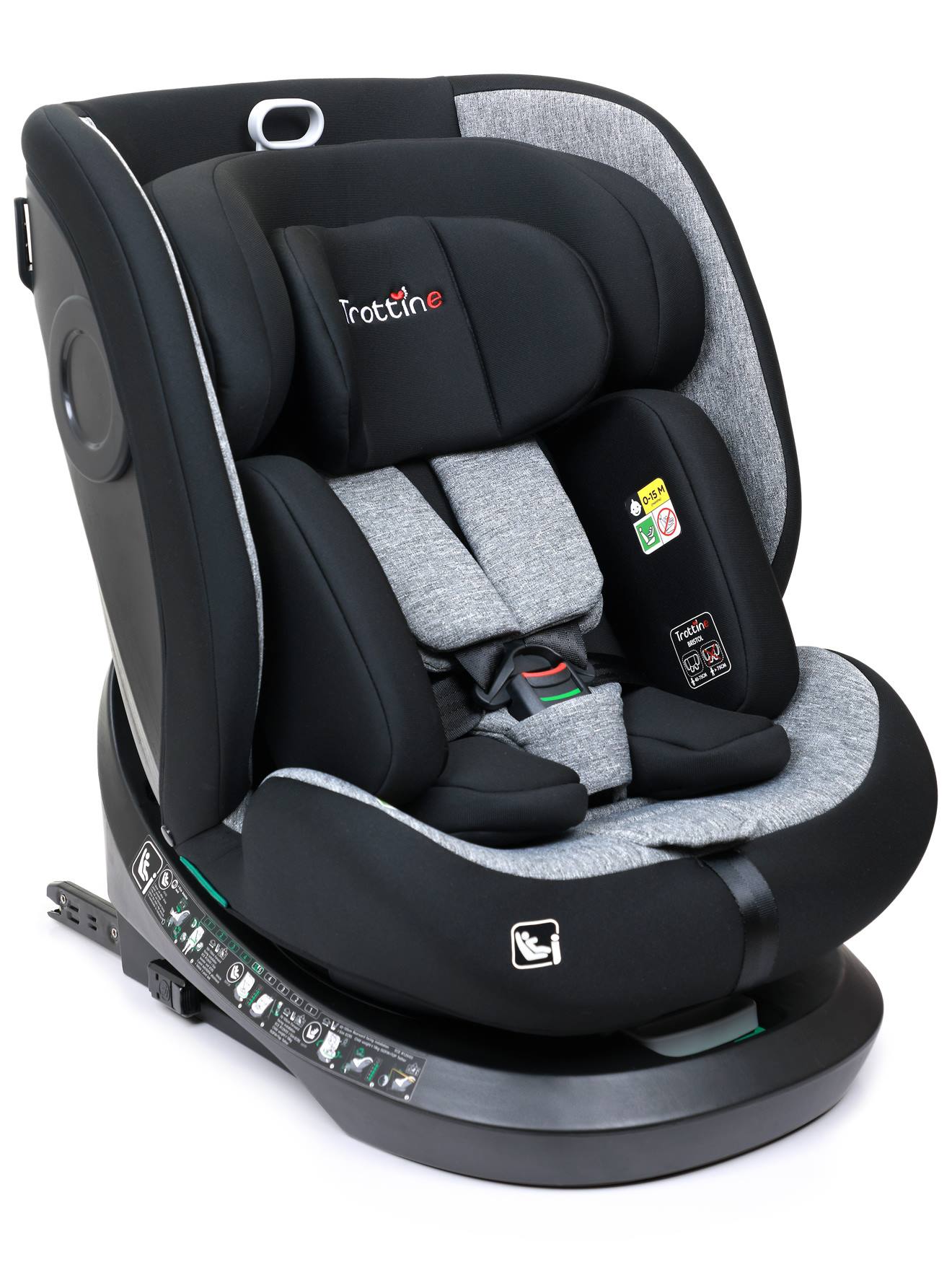 Siège Auto Pivotant Très Longue Durée R129 40-150 Cm Bristol, De La Naissance À 12 Ans Geneva