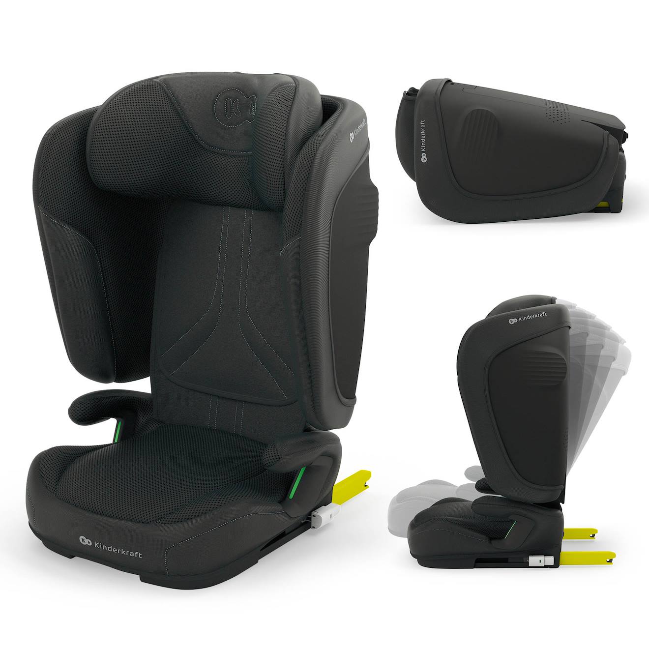 Siège Auto Unity 2 I-size Pliable Avec Isofix, Dossier Inclinable 5 Positions Et Sps+ H-guard Noir