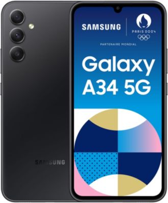 Smartphone SAMSUNG Galaxy A34 Graphite 128 Go 5G