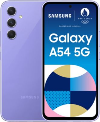 Smartphone SAMSUNG Galaxy A54 Lavande 128Go 5G