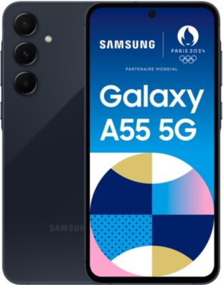 Smartphone SAMSUNG Galaxy A55 Bleu nuit 128Go 5G