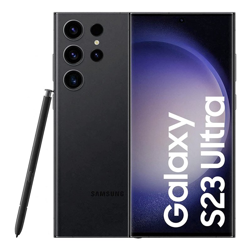 Smartphone Samsung Galaxy S23 Ultra 256go Noir Reconditionne Grade Eco Batterie Neuve