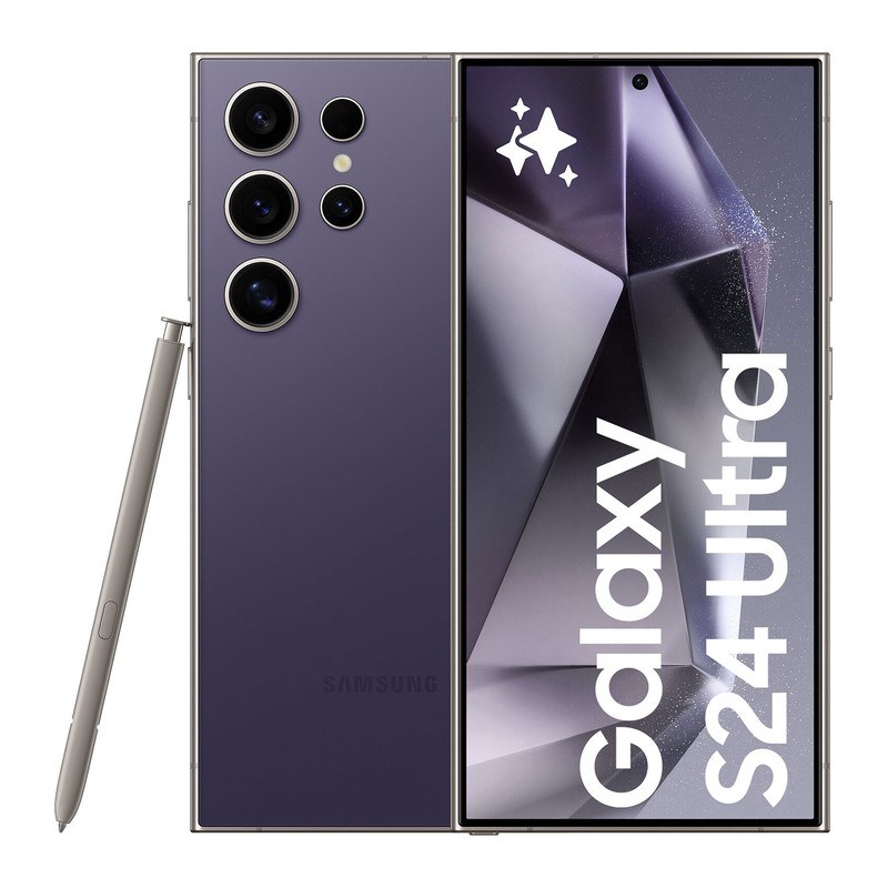 Smartphone Samsung Galaxy S24 Ultra 256go Mauve Reconditionne Grade eco