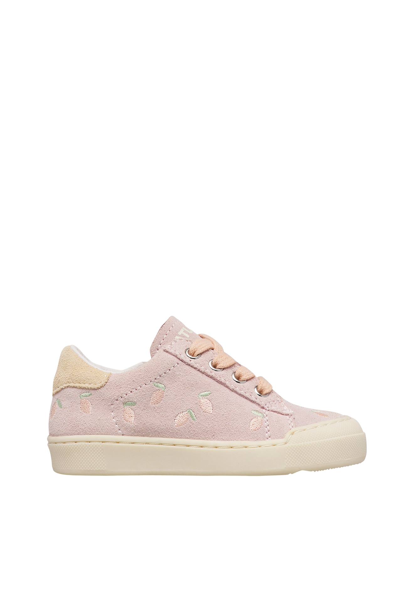 Sneakers En Daim Avec Impression De Citrons Eindhoven 2 Rose-vanille