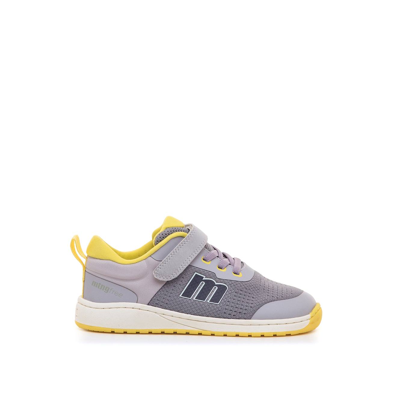 Sneakers Filles Synthétique Fermeture Adhésive Barefoot Mauve