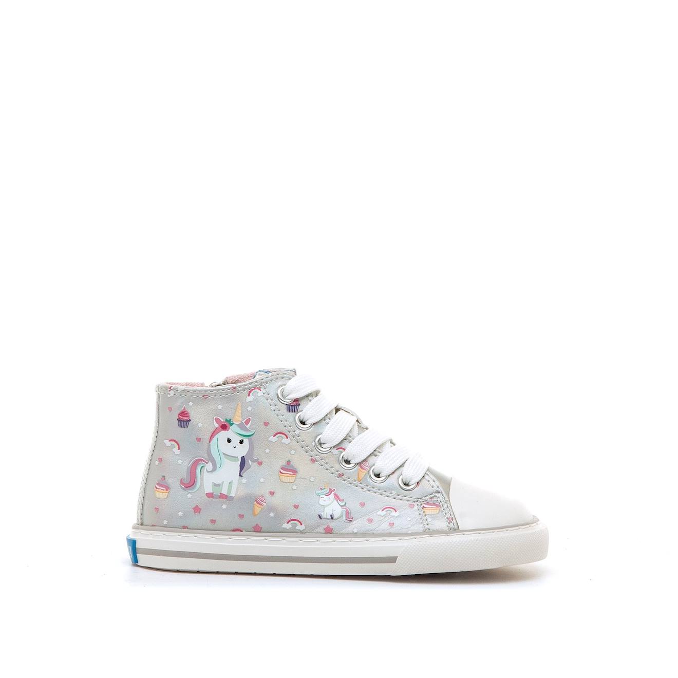 Sneakers Filles Synthétique Fermeture Éclair Barefoot Grey
