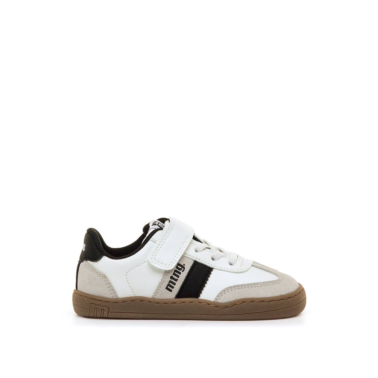 Sneakers Garçon Synthétique Fermeture Adhésive Barefoot White
