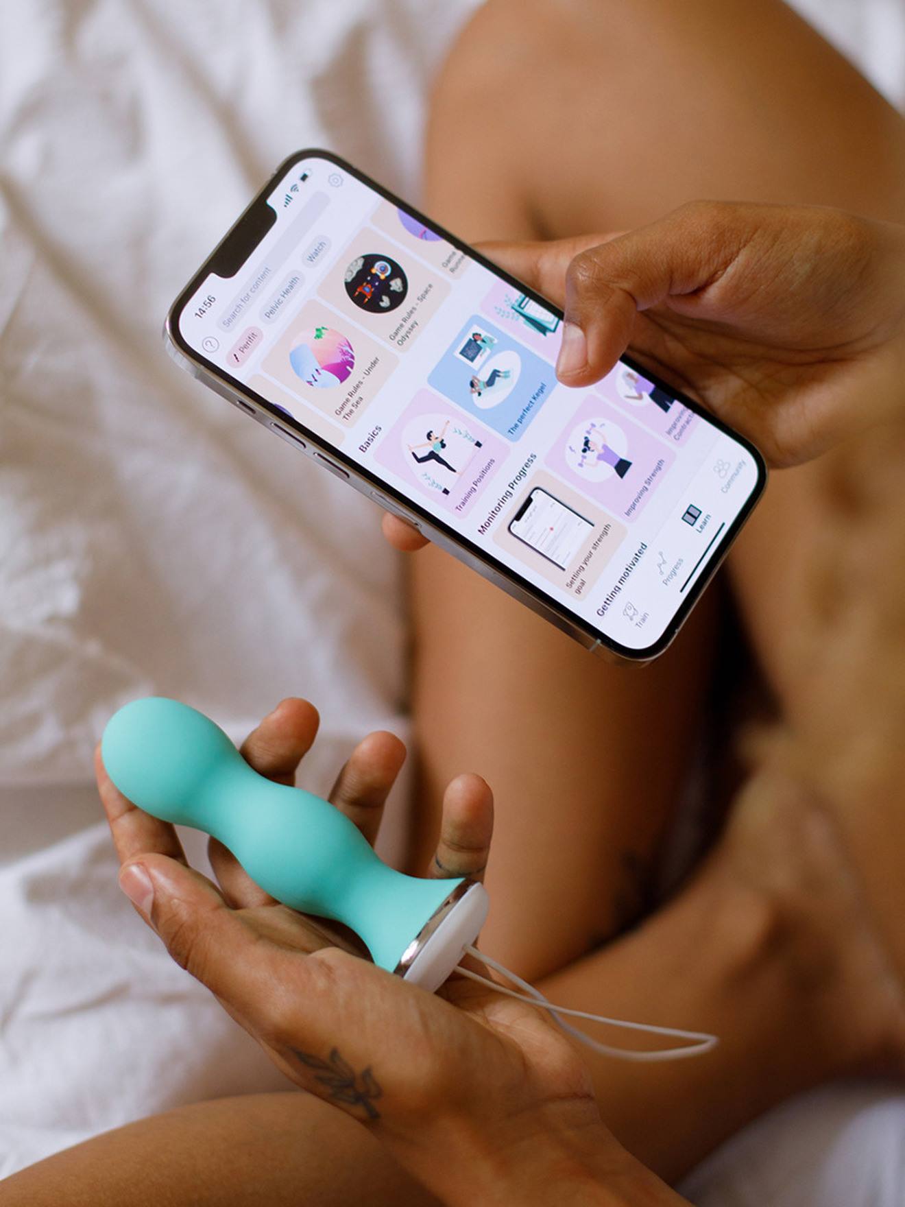Sonde de renforcement périnéal Perifit Care vert