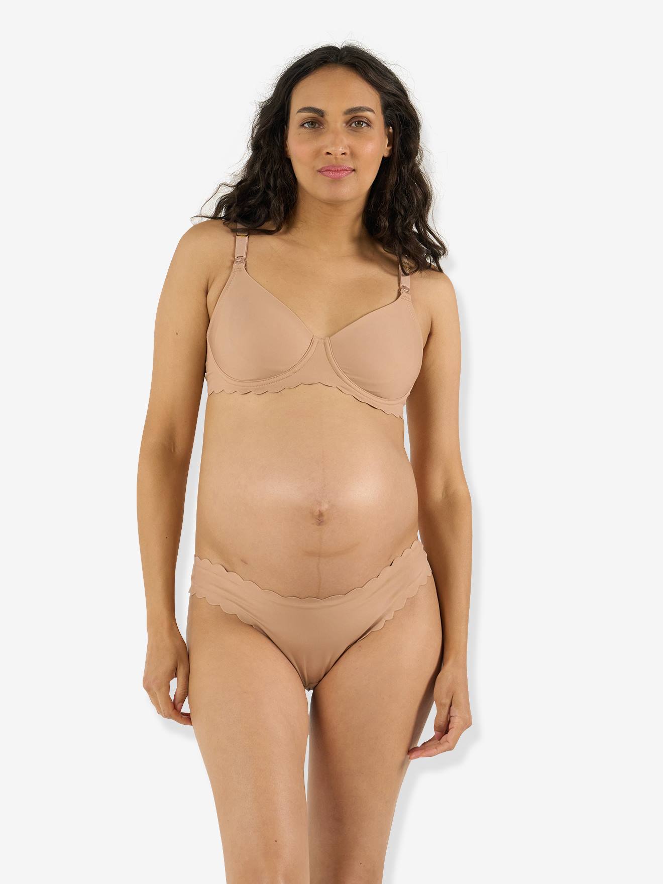 Soutien-gorge de maternité et allaitement moka