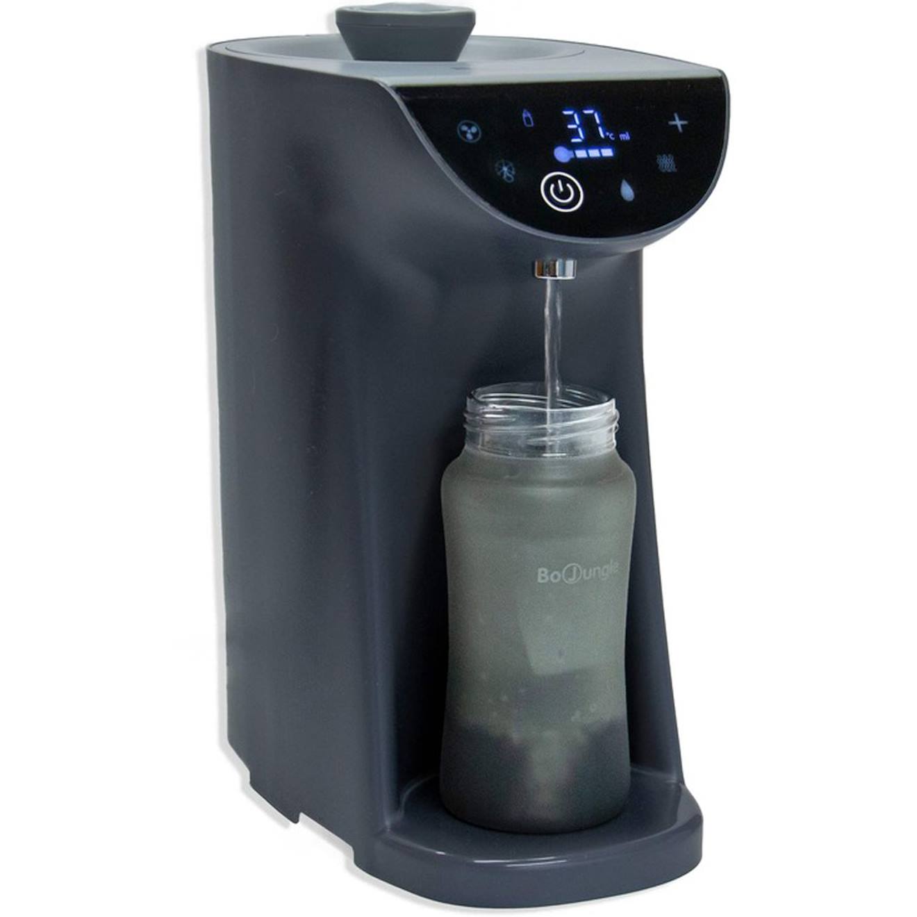 Station Chauffe Biberon Gris Foncé Gris, Blanc