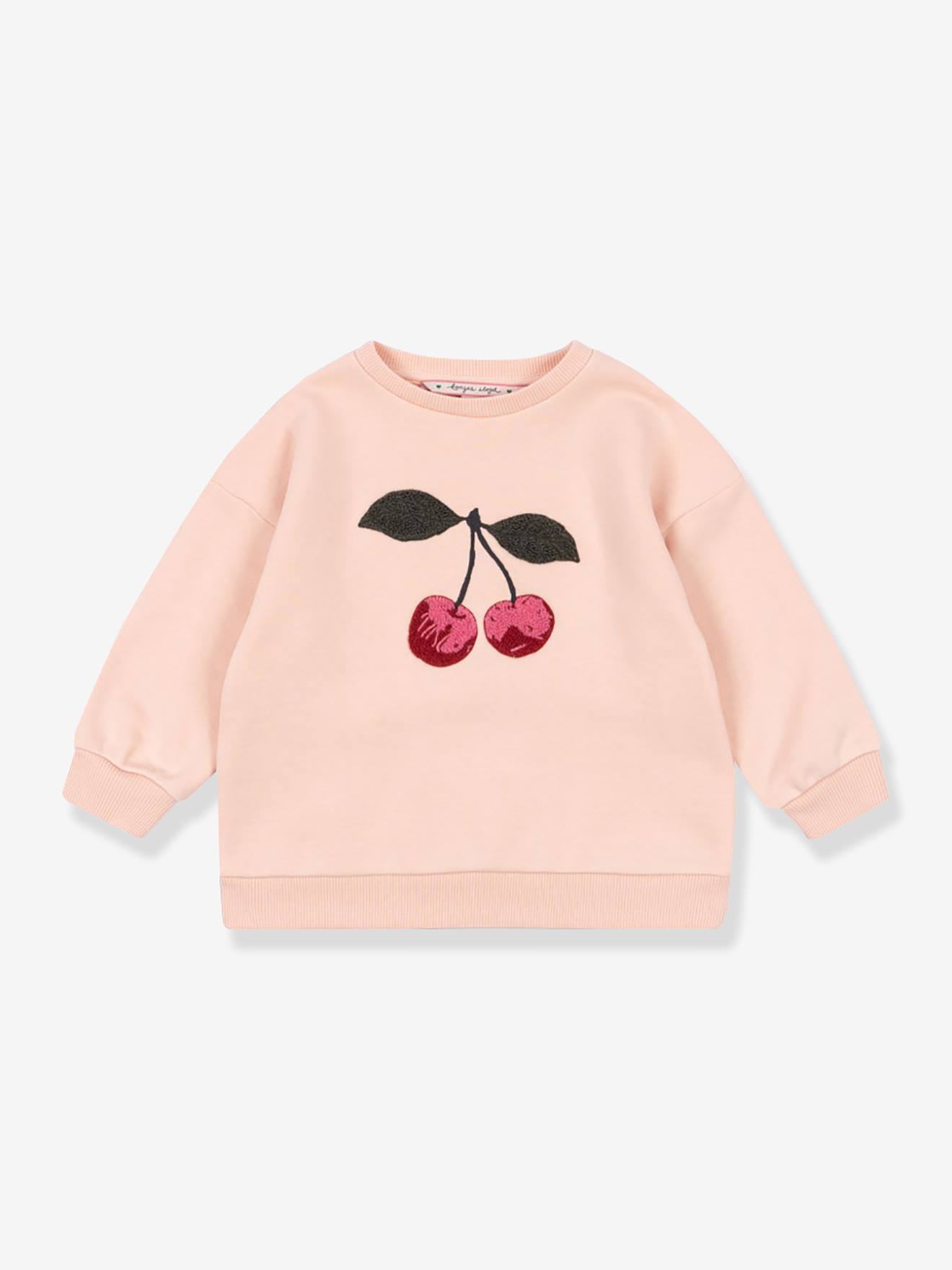 Sweat manches longues enfant rose