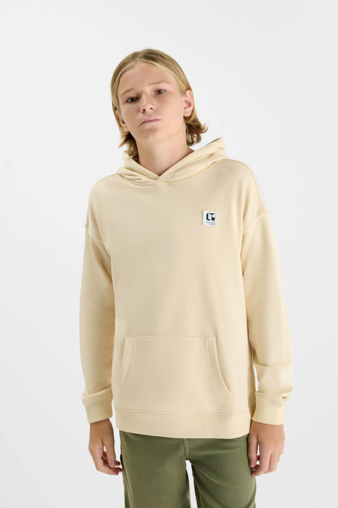 Sweat-shirt Capuche Burgbo Chalk