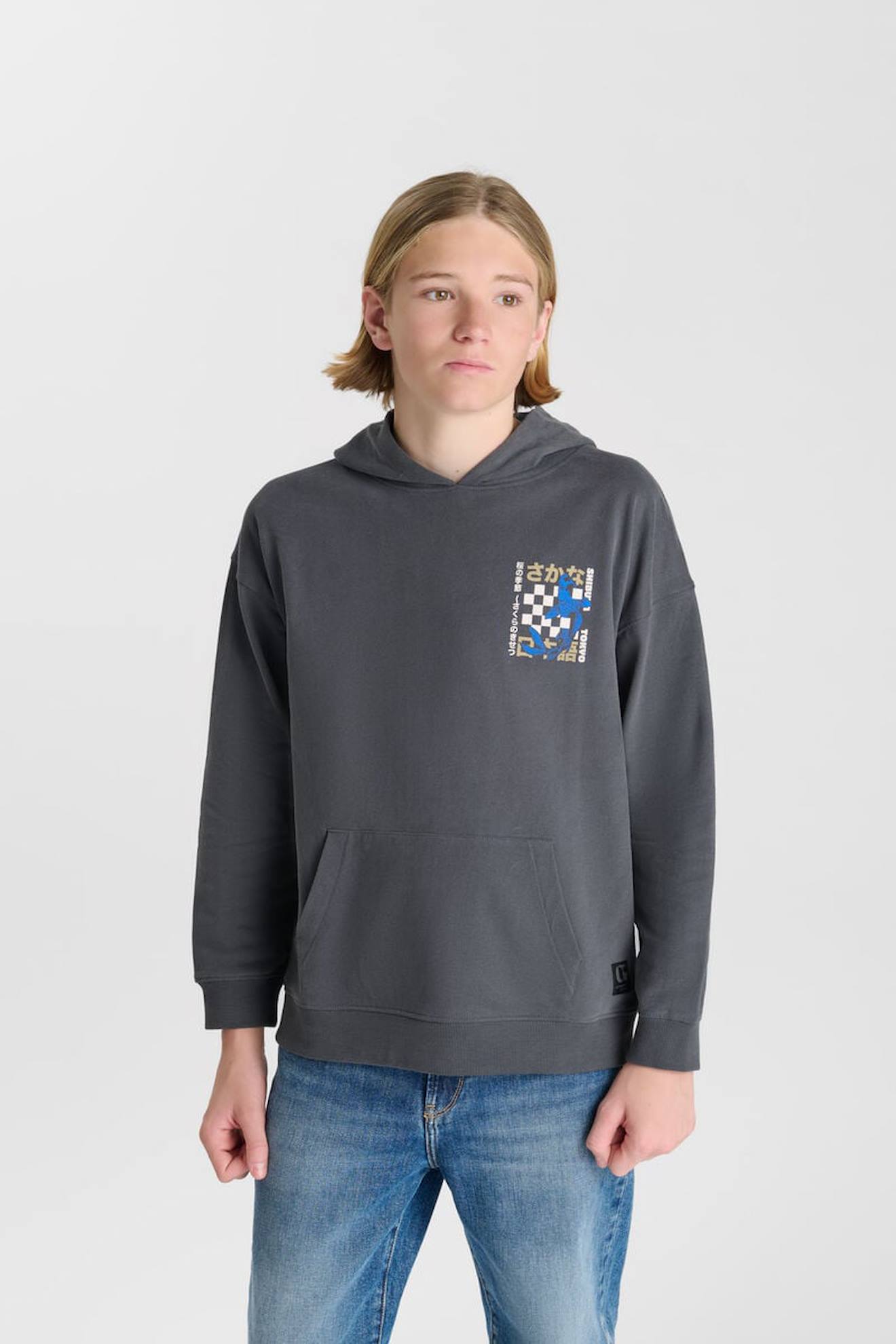 Sweat-shirt Capuche Istrebo Steel