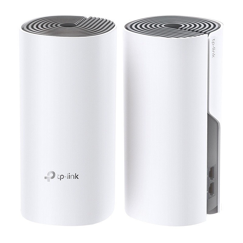 Système Wifi Mesh Tp Link + 2ports Fast Ethernet Deco E4 ( Pack-2)