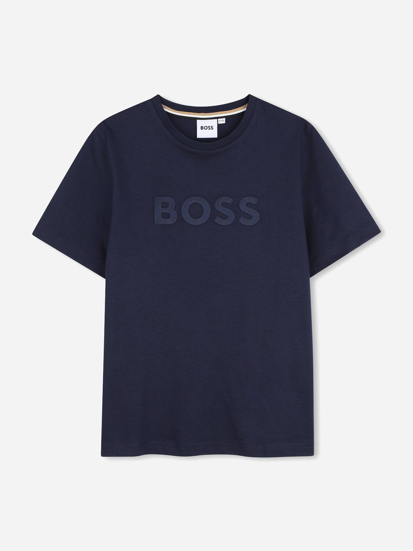 T-shirt Garçon Col Rond Bleu Cargo