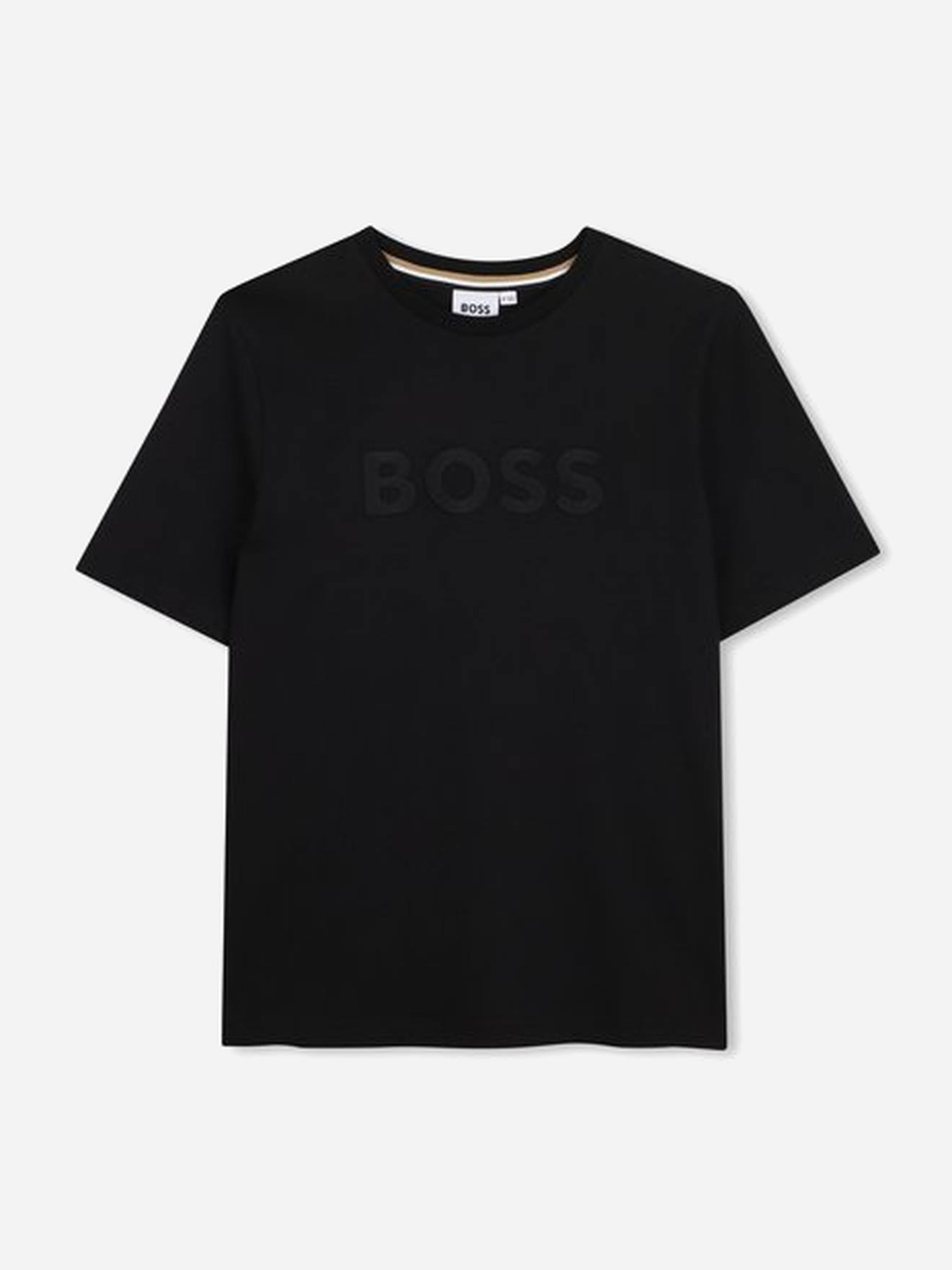 T-shirt Garçon Col Rond Noir