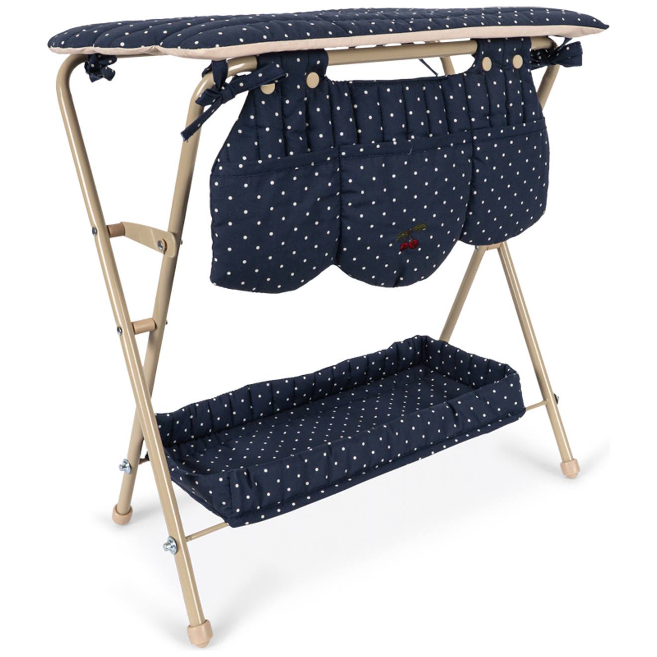 Table À Langer Pour Poupée Cœur Coloré Beige, Bleu, Rouge