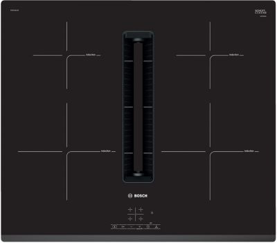 Table induction aspirante BOSCH PIE631B15E Série 4 Eco Silence Drive