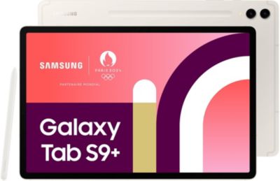 Tablette Android SAMSUNG Galaxy Tab S9+ 12.4 Wifi 256Go Crème