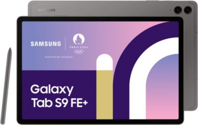 Tablette Android SAMSUNG Galaxy Tab S9FE+ 256Go Gris