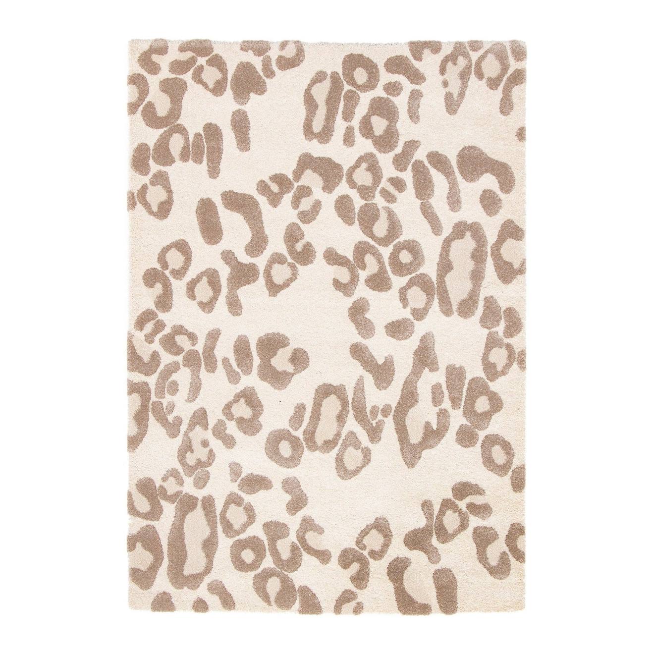 Tapis Aux Motifs Léopard Épais Et Confortable Wilderness Beige Sable