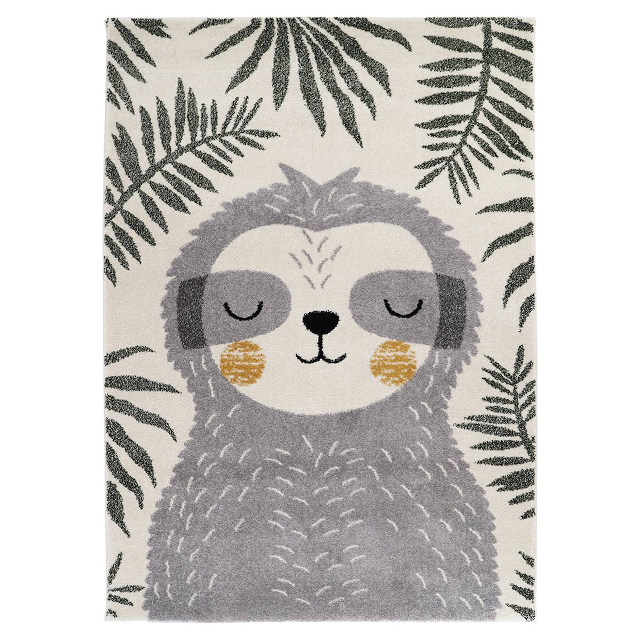 Tapis Chambre Bébé Motif Paresseux Akiko Multicolore
