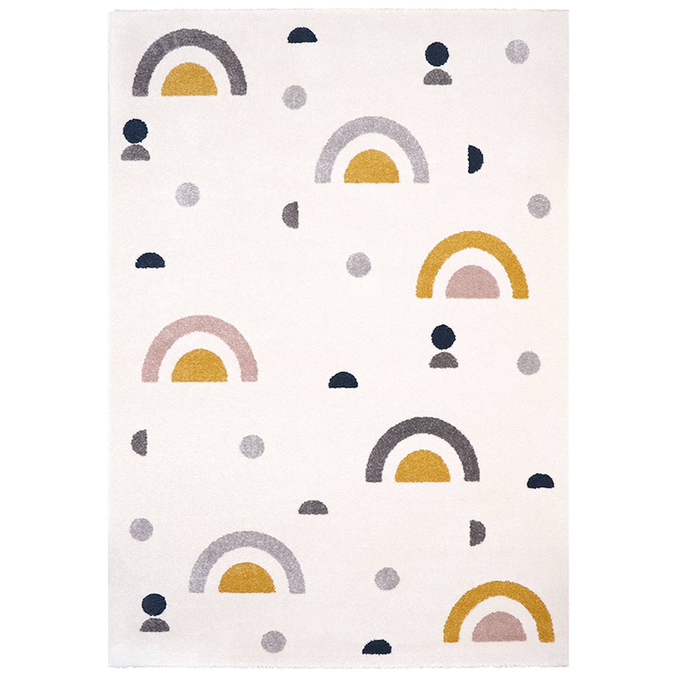 Tapis Chambre Enfant Arc En Ciel Mery Multicolore