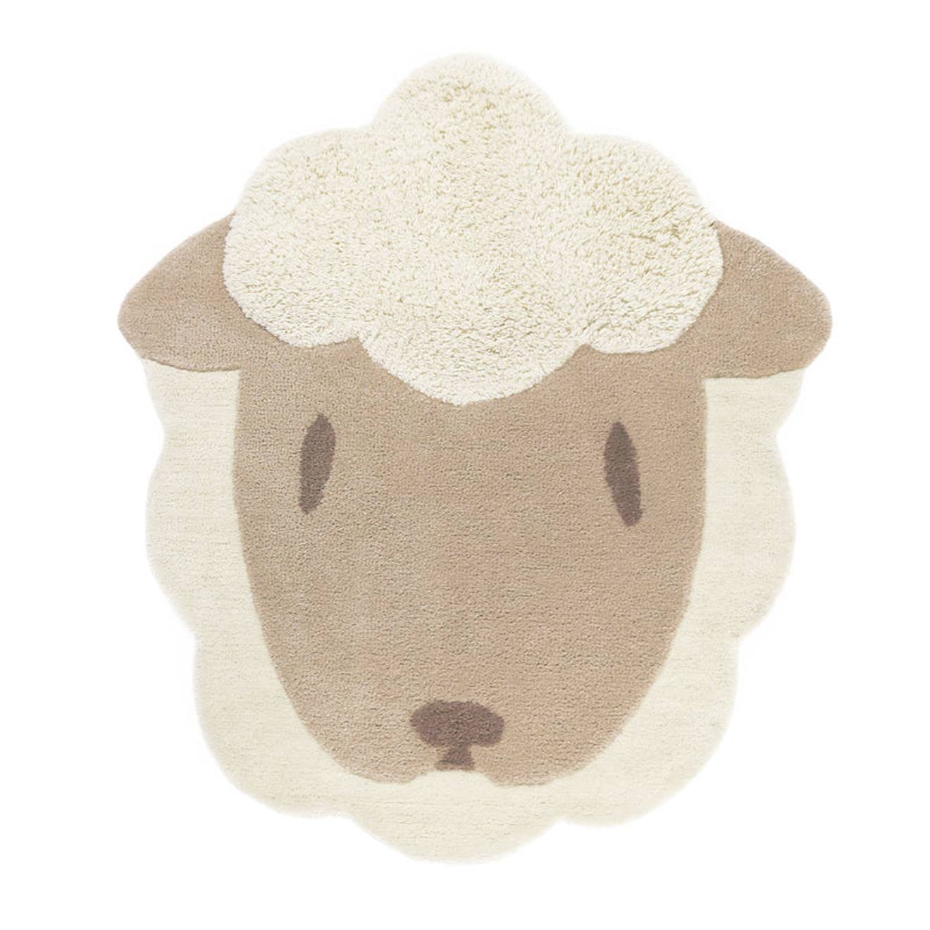 Tapis Chambre Enfant Petit Mouton Lolho Wool Multicolore