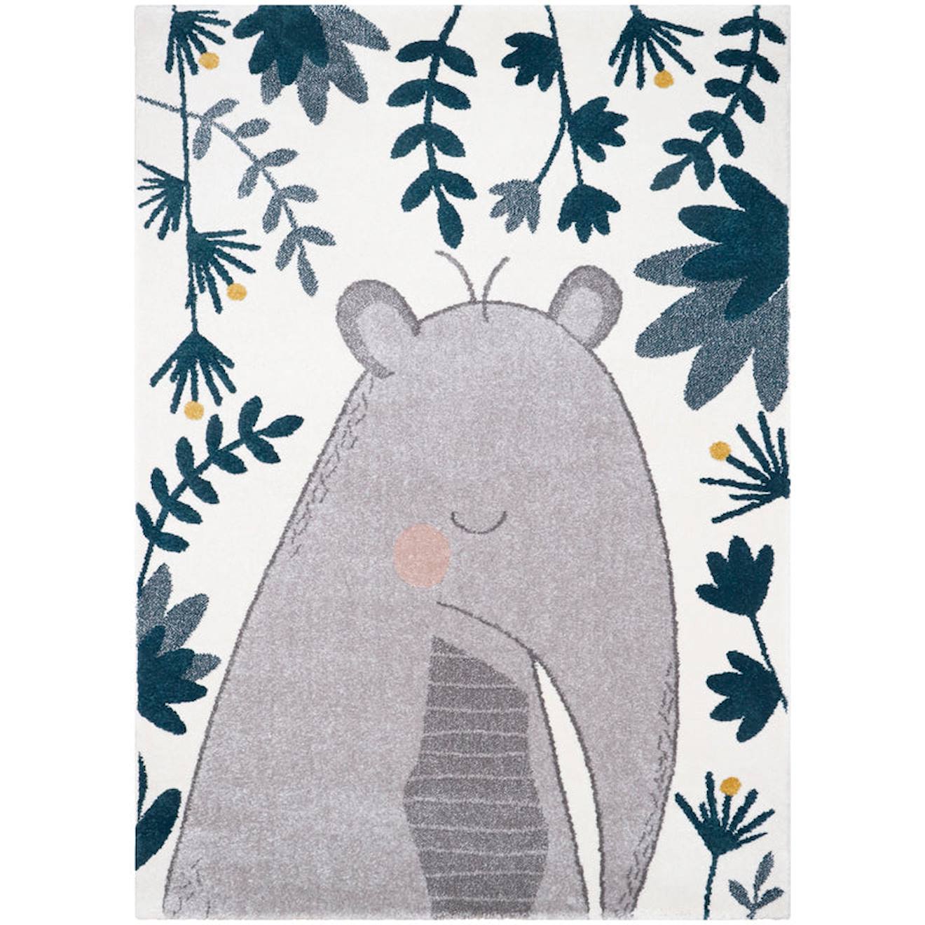 Tapis Chambre Enfant Tamanoir Boris Multicolore