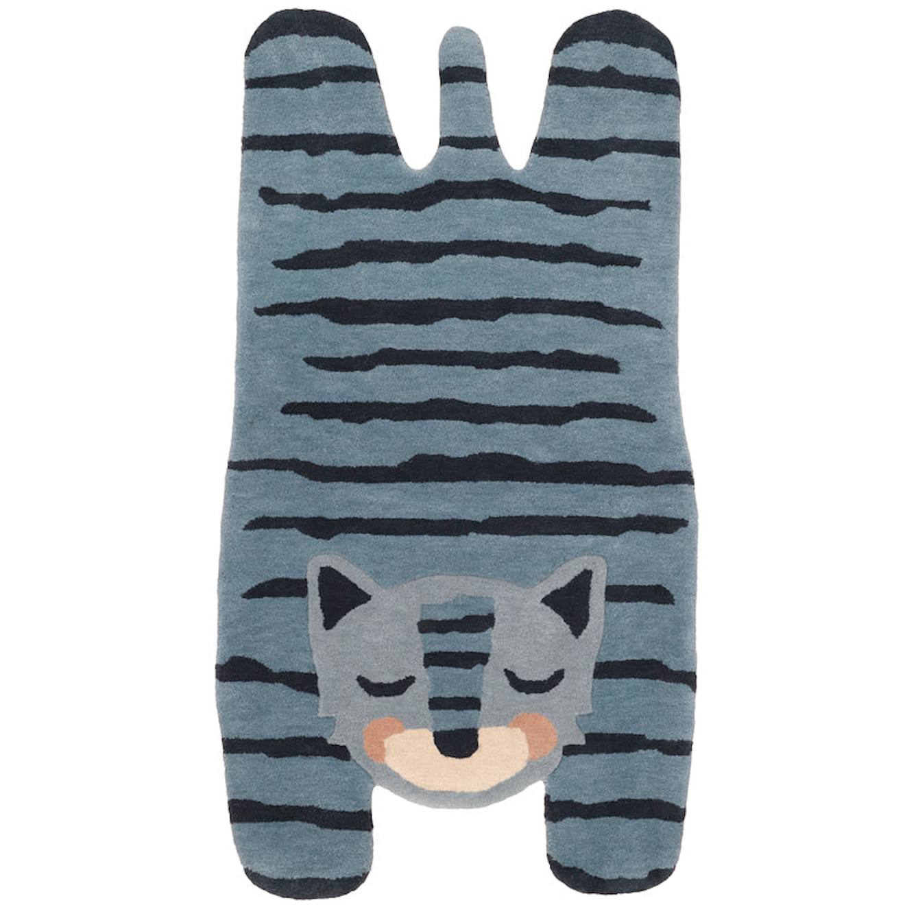 Tapis Chambre Enfant Tigre Blue Tigger Bleu