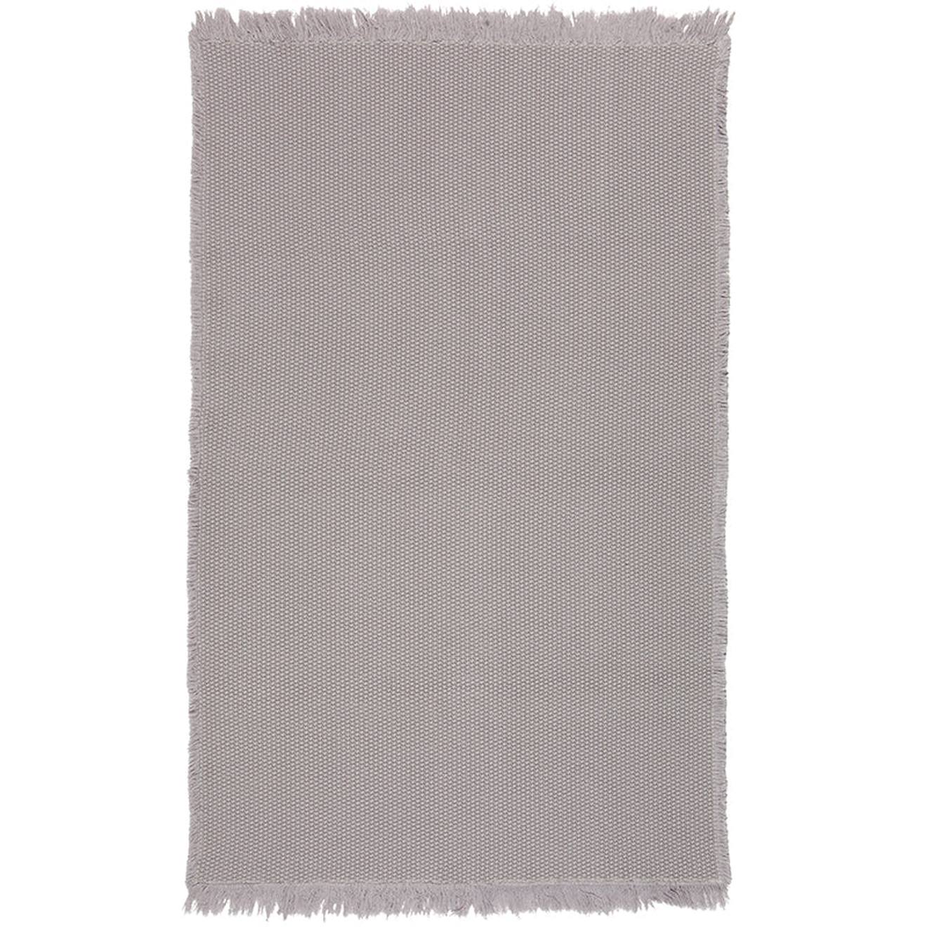 Tapis Coton Lavable Uni Albertine Lin