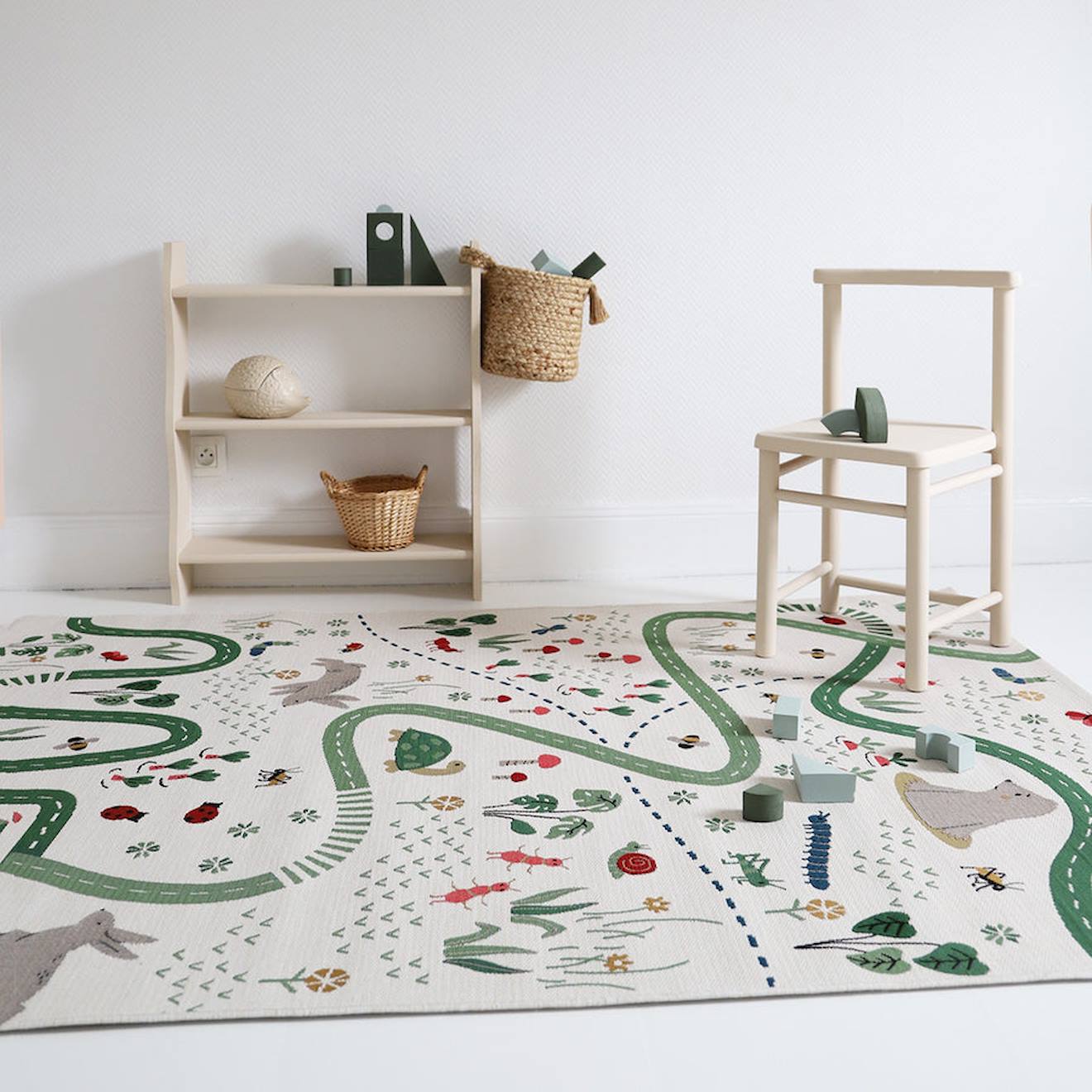 Tapis De Jeu Enfant Indoor & Outdoor Garden Life Multicolore