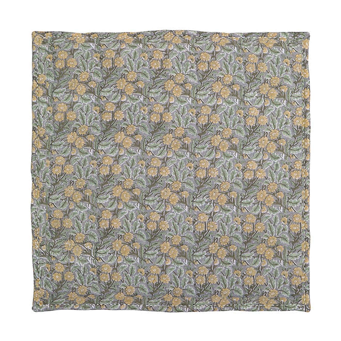 Tapis De Repos Bébé Coton Imprimé Fleurs Fidelia Multicolore