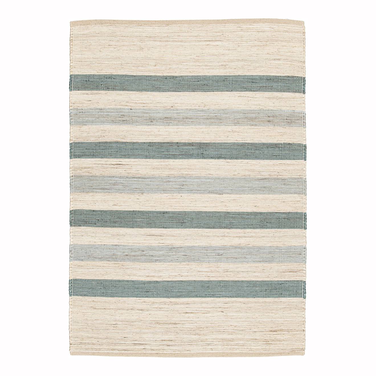 Tapis Design En Jute Tissé Main Mistral Bleu Naturel