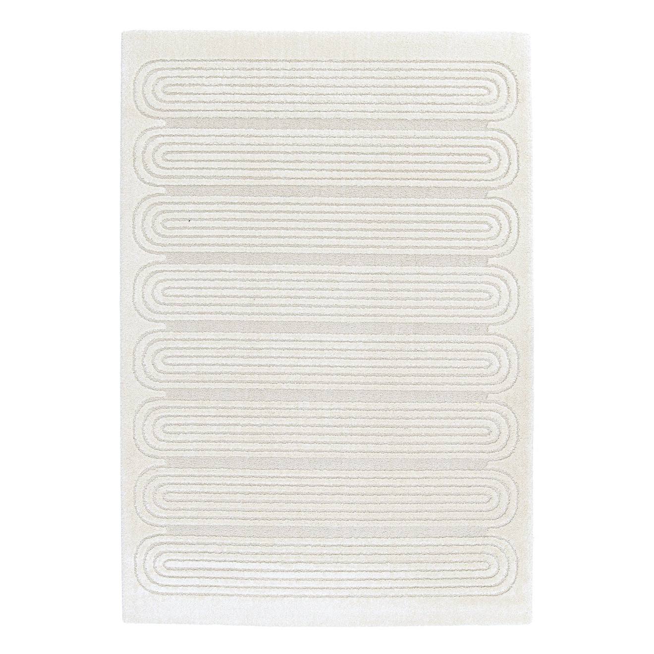 Tapis Doux Motifs En Relief Sinea Beige Sable