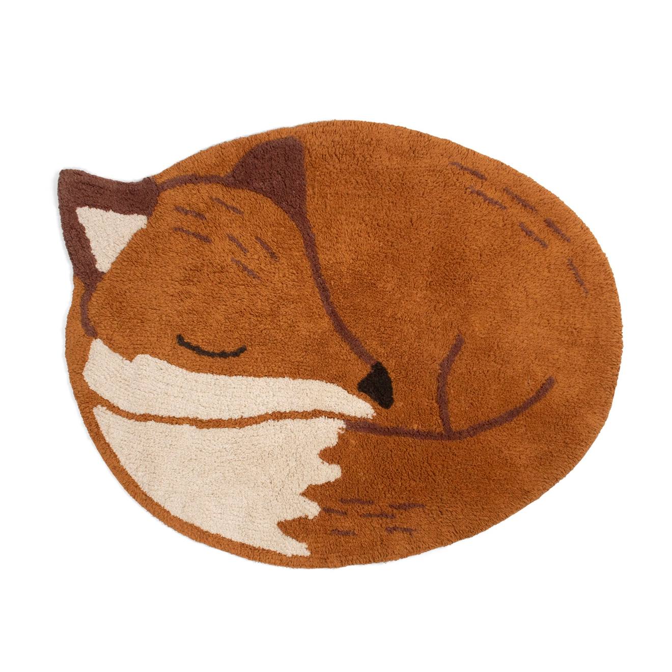 Tapis En Coton Orange